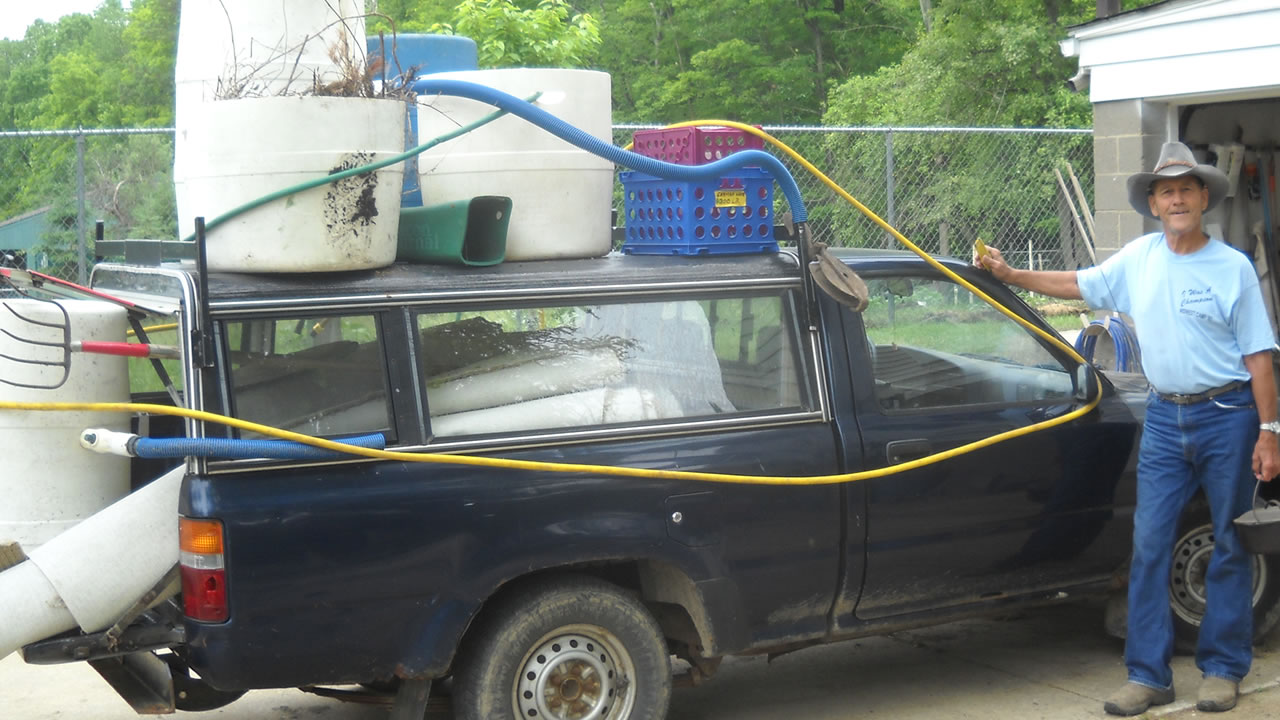 packed truck
